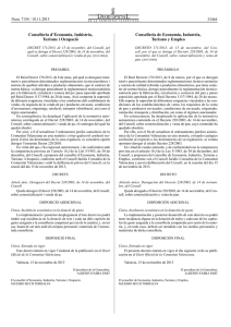 decret 171/2013 - Diari Oficial de la Comunitat Valenciana