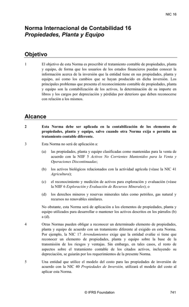 Norma Internacional De Contabilidad 16 Propiedades Planta Y 4921