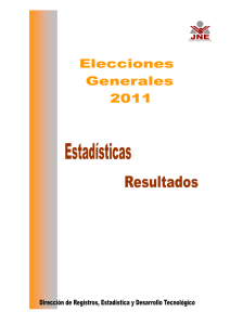 Elecciones Generales 2011