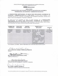 documento oficial de la Unidad de Relaciones Internacionales