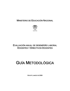 guía metodológica