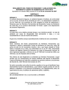 Reglamento del Fondo de Pensiones y Jubilaciones del Benemérito