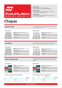 Chapas - Induplack