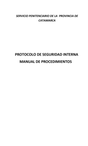 Manual de Seguridad Penitenciaria: Protocolos y Procedimientos