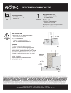 product installation instructions