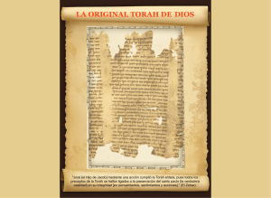 La Original Torah de Dios - Gnosis Estudios Gnosticos y