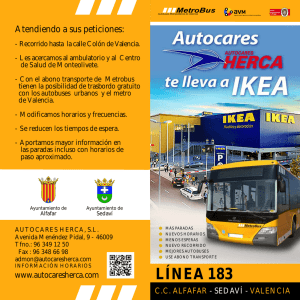 LÍNEA 183 - Autocares HERCA