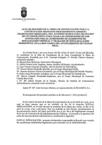 Page 1 AYUNIAAA ENO DE CIUDA) REAL ACTA DE REUNIÓN DE