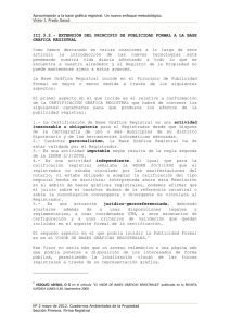 III.3.2.- EXTENSIÓN DEL PRINCIPIO DE PUBLICIDAD FORMAL A