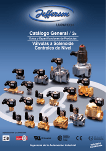 Válvulas a solenoide - Jefferson Solenoid Valves USA