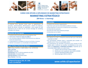 marketing estratégico - Universidad de Chile
