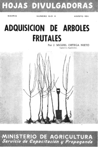 ADQUISICION DE ARBOLES FRUTALES