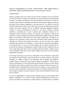 carta del expresidente de la corte constitucional jorge arango mejia