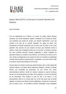 Espasa, Marina (2012): La dona que es va perdre, Barcelona: Ed