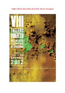 Tallers Oberts dels artistes de la Part Alta de Tarragona