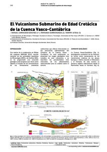 El Vulcanismo Submarino de Edad Cretácica de la Cuenca Vasco