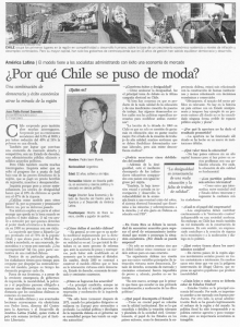 ¿Por qué Chile se puso de moda?