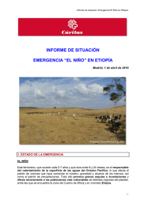 informe de situación emergencia “el niño” en etiopía