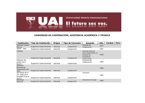 Organismo Gubernamental - Universidad Abierta Interamericana