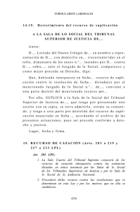 15. RECURSO DE CASACIÓN