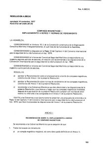 Resoluciones de la OMI - Prefectura Naval Argentina