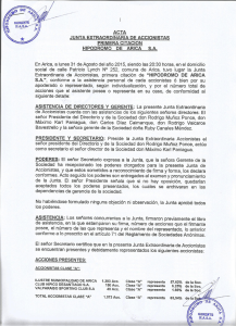 Acta Junta Extraordinaria 31/08/2015