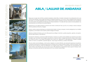 ABLA / LAUJAR DE ANDARAX Almería en 1.000 Km. de Cicloturismo