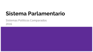 Parlamentarismo y caracteristicas
