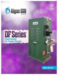 Vaporizador de Fuego Directo - Algas-SDI