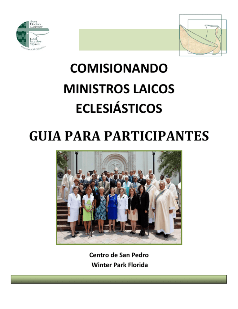 Comisionando Ministros Laicos Eclesiásticos