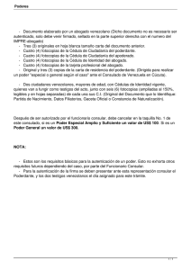 - Documento elaborado por un abogado venezolano (Dicho