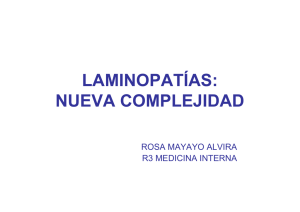 laminopatías - Servicio de Medicina Interna