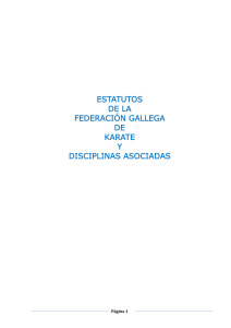 estatutos de la federación gallega de karate y disciplinas asociadas