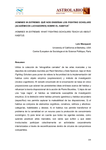 homines in extremis - Revistas de la Universidad Nacional de
