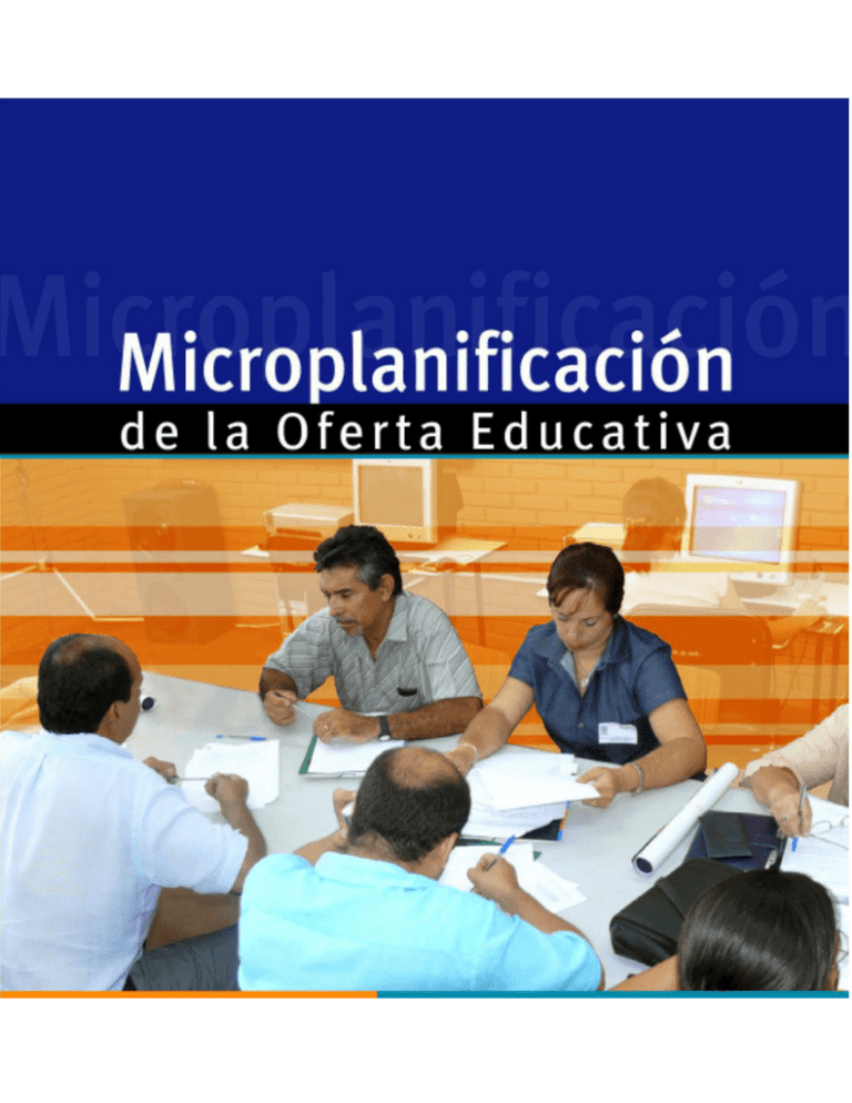 Manual De Microplanificación De La Oferta Educativa