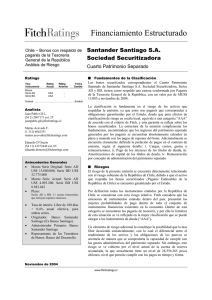 Informe De Clasificación Noviembre 2004