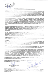 contrato de prestación de servicios n°062¿2015