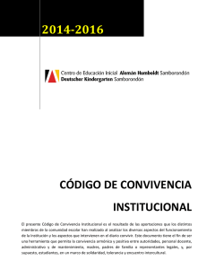 Código de Convivencia - Colegio Alemán Humboldt de Guayaquil