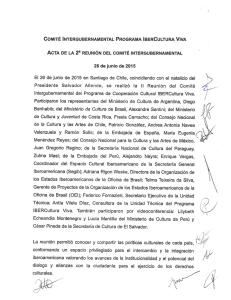 comité intergubernamental programa ibercultura viva