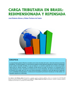 carga tributaria en brasil: redimensionada y repensada - IBRE