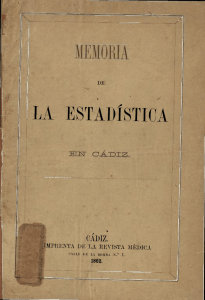 la estadística - Biblioteca Virtual de Andalucía