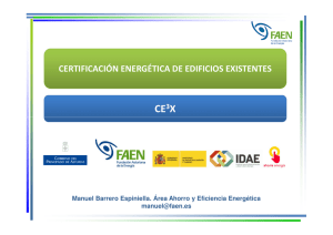 certificación energética de edificios existentes