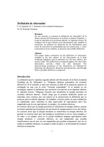 Definición de alternador - Universidad de Salamanca