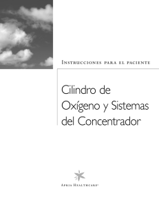 cilindro de oxígeno