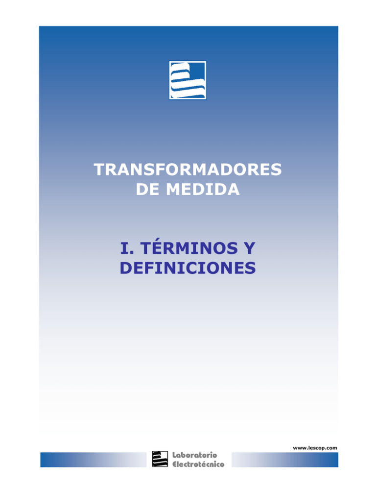 Transformadores De Medida I TÉrminos Y Definiciones 5646
