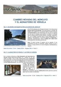cumbres nevadas del moncayo y el monasterio