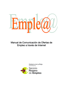 Manual de Comunicación de Ofertas de Empleo a través de Internet