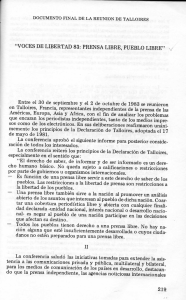 voces de libertad 83: prensa libre, pueblo libre