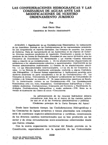Ortiz Díaz, J. Las Confederaciones Hidrográficas y las Comisarías