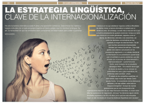 la estrategia lingüística, clave de la internacionalización